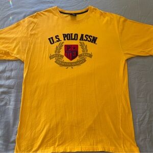 U.S. Polo Assn. Yellow Graphic Tee